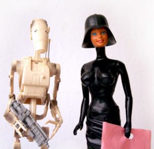 Darth Barbie and Storm Trooper