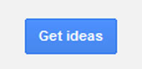 A blue button that says get ideas