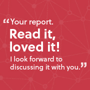 A quote in response to a website audit showing client trust